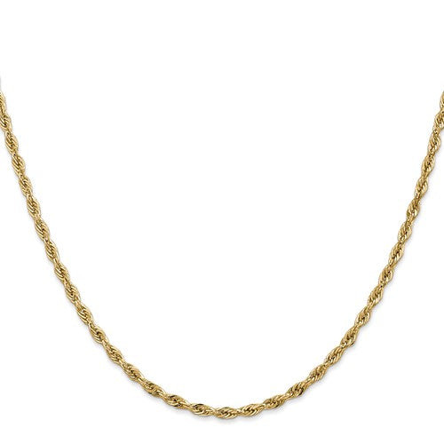 10k Gold 3MM Hollow Rope Chain