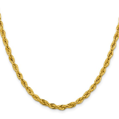 10k Gold 4.25MM Hollow Rope Chain