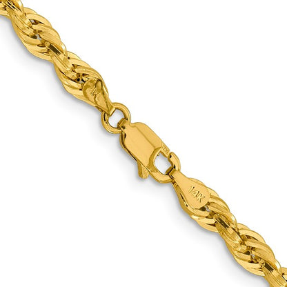 10k Gold 4.25MM Hollow Rope Chain