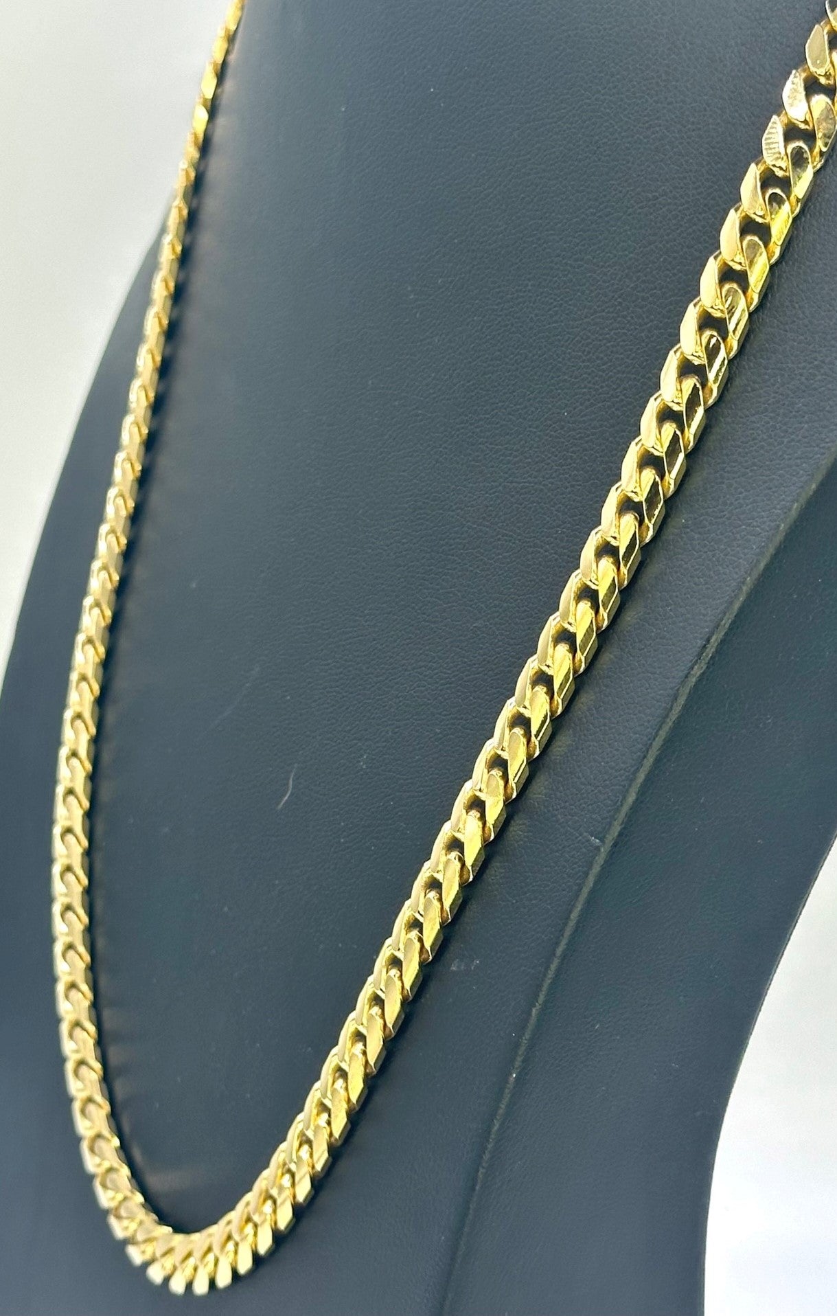 10K Yellow Gold Miami Cuban Chain 6.75MM Solid