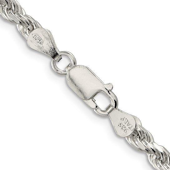 Sterling Silver Rope Chain - 4MM