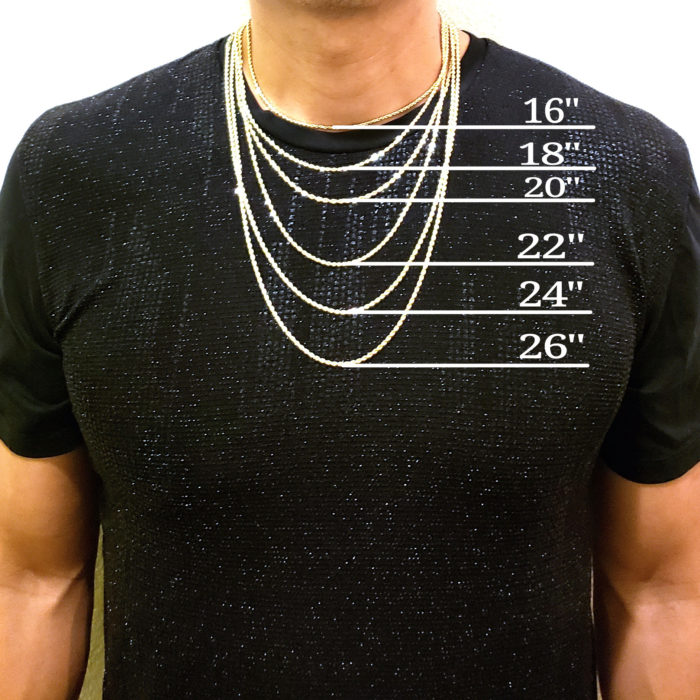 10k Gold 2.5MM Hollow Rope Chain