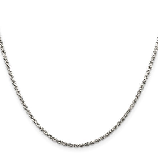 Sterling Silver Rope Chain - 1.1MM