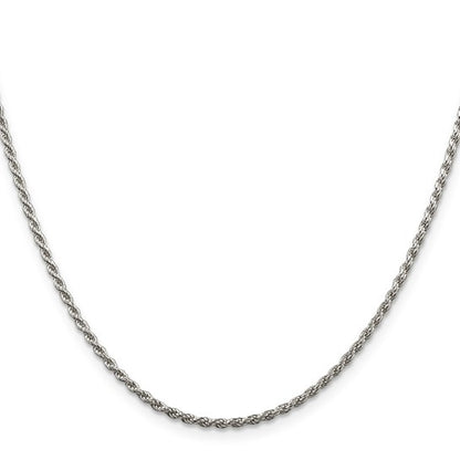 Sterling Silver Rope Chain - 1.1MM